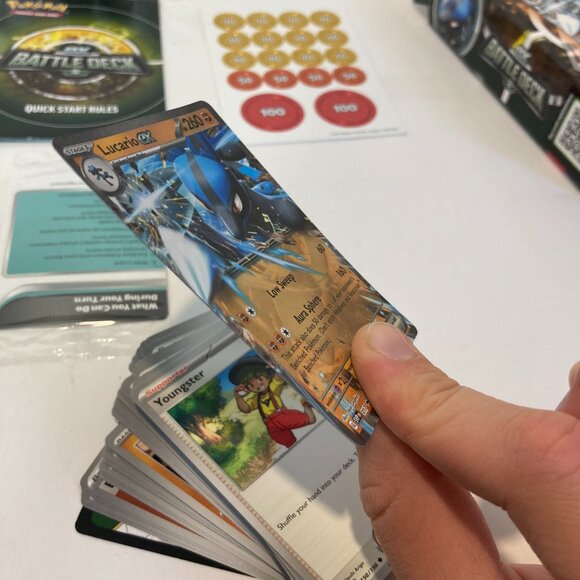 Pokemon TCG ex Battle Deck LUCARIO ex Box 60 Card Deck New Open Box - Picture 10 of 12